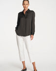 Soft Shirt | Mink Mirror Satin