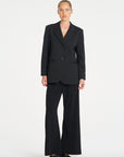Suit Pant | Black Flex Weave