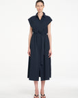 Slice Shirt Dress | French Navy