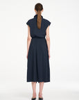 Slice Shirt Dress | French Navy