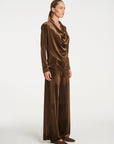 Drape Top | Nutmeg Velvet