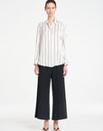 Crop Suit Pant | Black