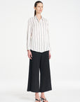 Crop Suit Pant | Black