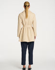 Wrap Trench | Bisque