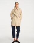 Wrap Trench | Bisque