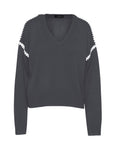 Brac Merino Tunic | Grey/White