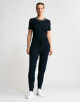 Base Layer Ribbed T-shirt | Navy
