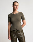 Base Layer Ribbed T-shirt | Fern