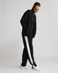 Base Layer Wide Leg Trouser | Black
