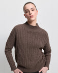 Carissa Cashmere Blend Knit | Biscuit