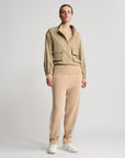 Simi Cropped Wind Breaker | Butterscotch