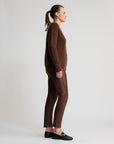 Tory Leather Pant | Chesnut