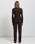 Base Layer Wide Leg Pant | Espresso
