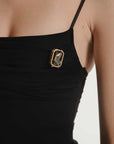 Egress Brooch | Dark Diamond