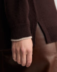 Parker Boyfriend Jumper | Espresso