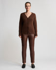 Smithton Fluffy Cardigan | Espresso