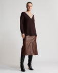 Parker Boyfriend Jumper | Espresso