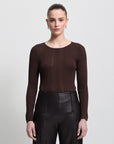 Base Layer Long Sleeve Knit | Espresso