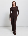 Base Layer Long Sleeve Knit | Espresso