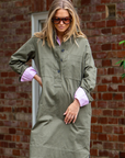 Jane Utility Shirt Dress | Khaki