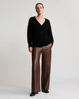 Smithton Fluffy Cardigan | Black