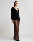 Smithton Fluffy Cardigan | Black