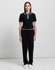 Base Layer Zip Polo | Black