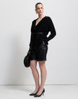 Eliana Cashmere Blend Knit | Black