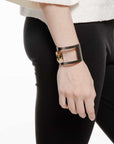 Aziza Bracelet | Gun Metal