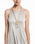 Orchid Cord Necklace | Yellow