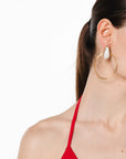 Periwinkle Earring | Gold Pearl