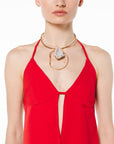 Alstroemeria Necklace | White