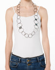 Tulip Necklace | Gun Metal