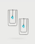 Daffodil Earrings | Gun Metal