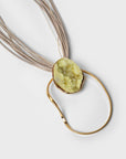 Orchid Cord Necklace | Yellow
