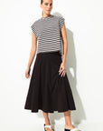 Comporta Top | Black / White Stripe