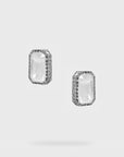 Lover Earring | Linen and Gunmetal