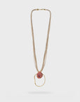 Orchid Cord Necklace | Pink