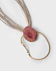 Orchid Cord Necklace | Pink