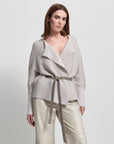 Eliana Cashmere Blend Knit | Oyster