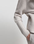Eliana Cashmere Blend Knit | Oyster