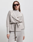 Eliana Cashmere Blend Knit | Oyster
