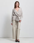 Eliana Cashmere Blend Knit | Oyster