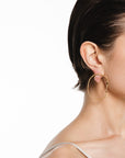Alstroemeria Earring | Gold and Pink