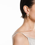 Alstroemeria Earring | Gold and Beige