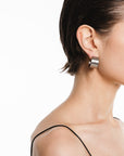 Rosemary Hoop | Gun Metal