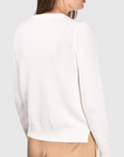 Merino Crew Neck Jumper | Winter White