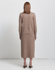 Claudine Knit Skirt | Toblerone
