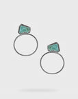 Tulip Earrings | Gun Metal