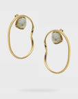 Alstroemeria Earring | Gold and Yellow